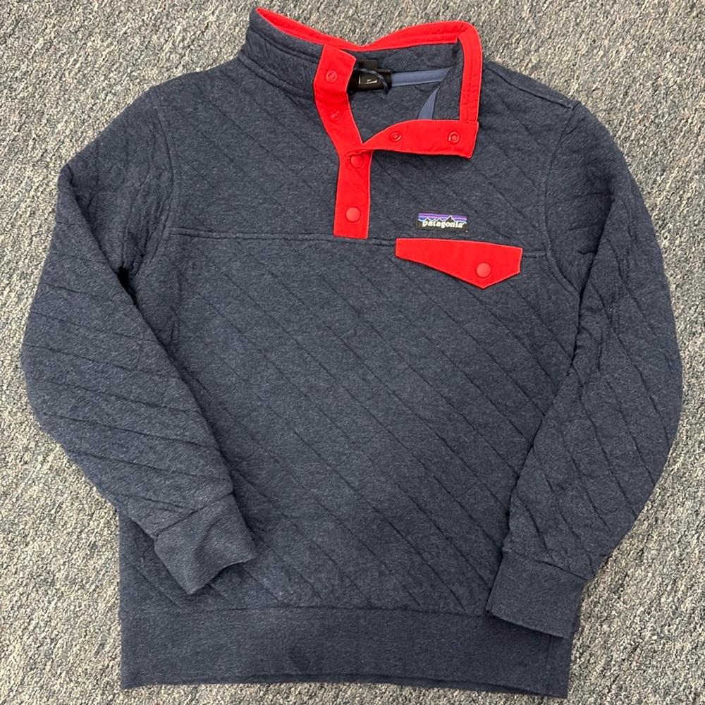 Boys Patagonia button up shirt, size large